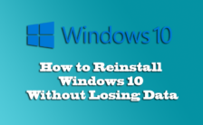windows 10 repair install without losing programs