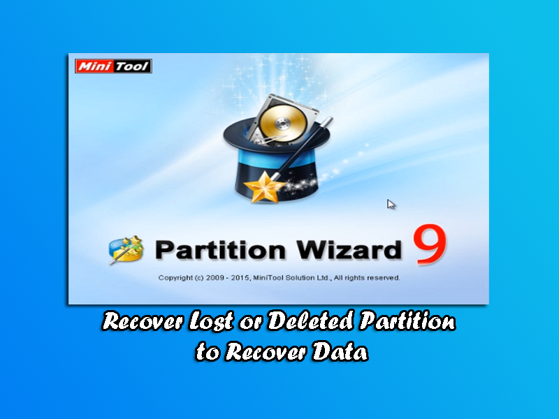 Recover Lost or Deleted Partition to Recover Data