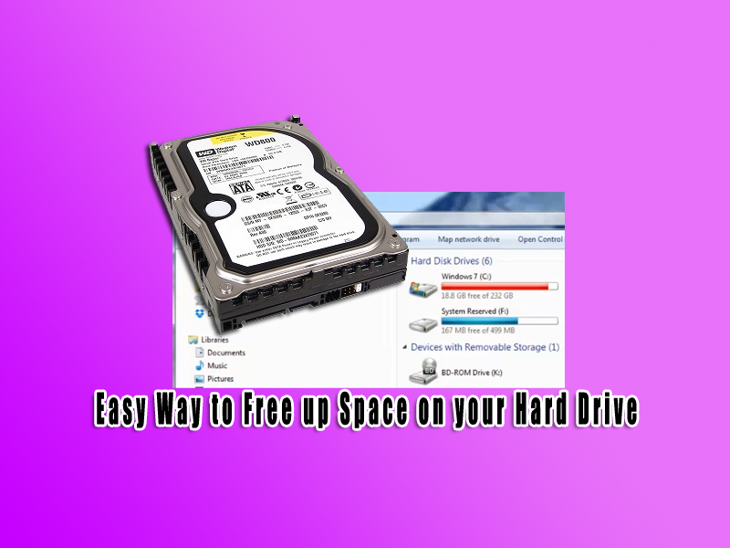 Easy Way to Free up Space on your Hard Drive