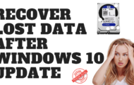 Recover Lost Data After Windows 10 Update