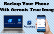 Backup Your Phone With Acronis True Image