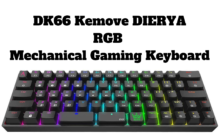 DK66 Kemove DIERYA Wired_Wireless RGB Mechanical Gaming Keyboard