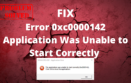 How to Fix Error Code 0xc0000142 in Windows 10