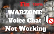 Fix Warzone Voice Chat Not Working