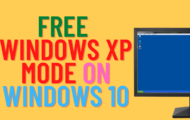 Free Windows XP Mode on Windows 10