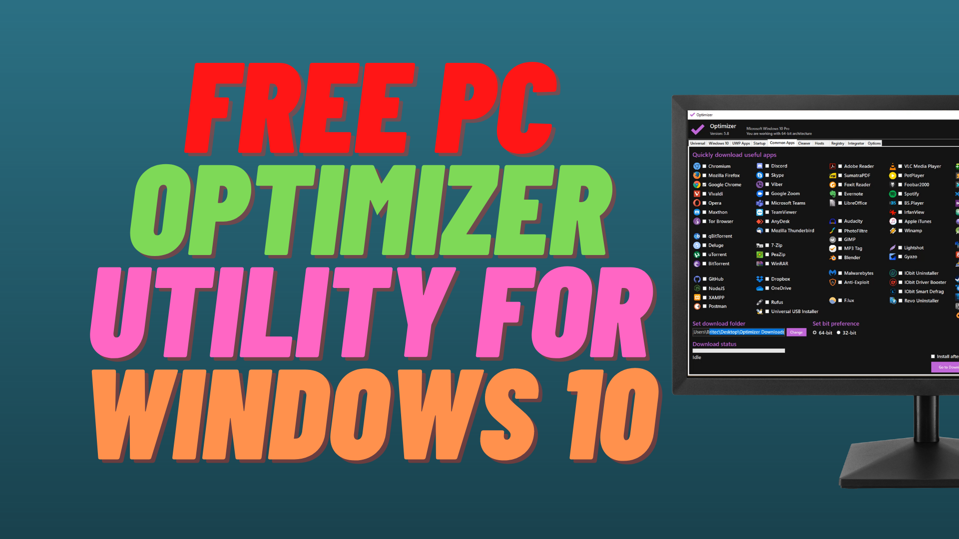 free pc tuneup utilities for windows 10 home