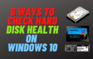 Check Hard Drive or SSD Health