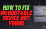 no boot device found