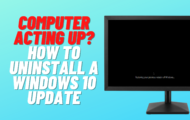 How to Uninstall a Windows 10 Update