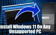 Install windows 11 on unsupported hardware
